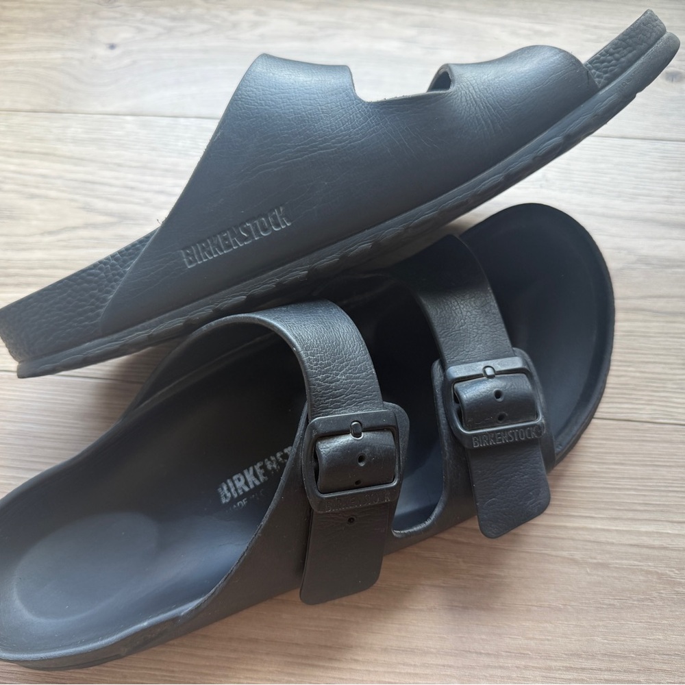 Birkenstock Men's Black Slide Sandals